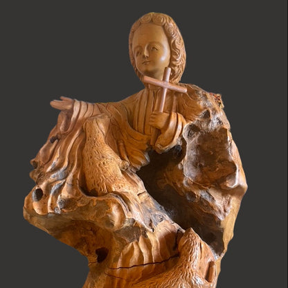 Shepard Boy Hand Carved Sculture - Centaur Art Galleries