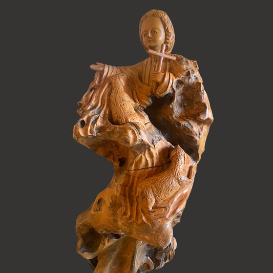 Shepard Boy Hand Carved Sculture - Centaur Art Galleries