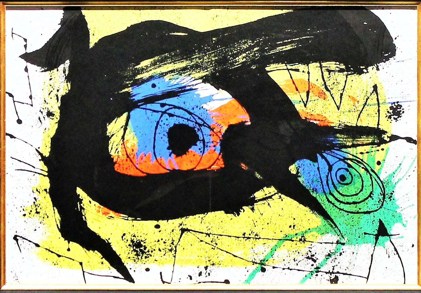 Joan Miro 'Derriere Le Miroir Plate #2'