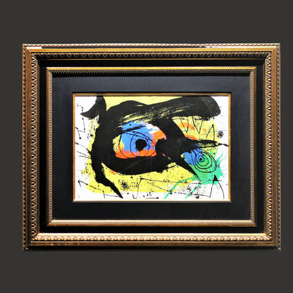 Joan Miro 'Derriere Le Miroir Plate #2'