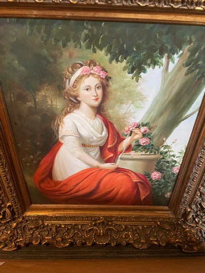 Unknown 'Lady with Roses'