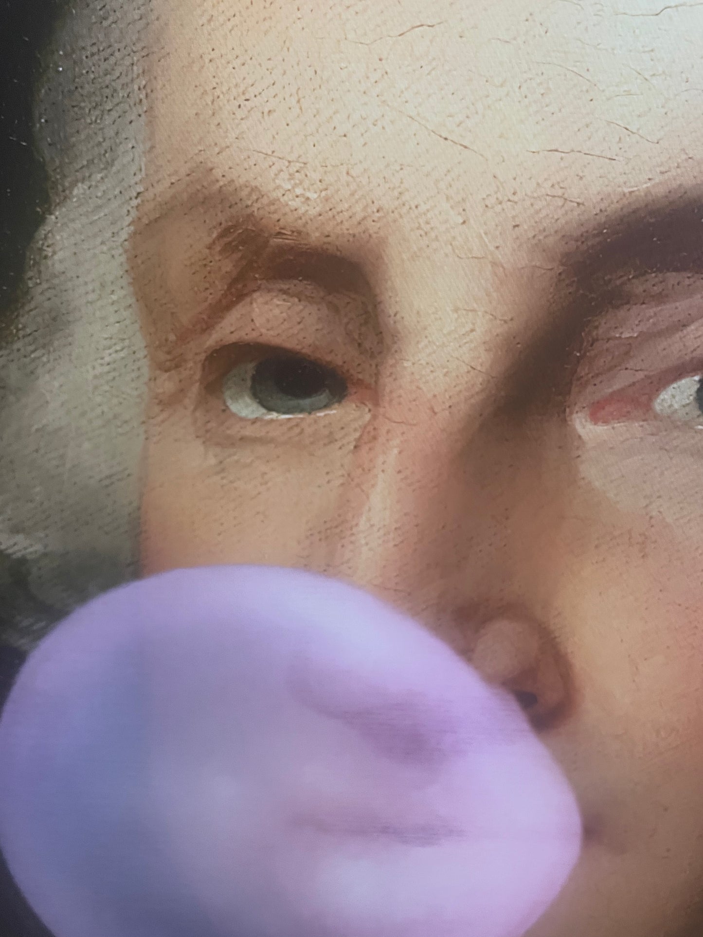 Cathy L. 'George Washington Chewing Bazooka Gum' - Centaur Art Galleries