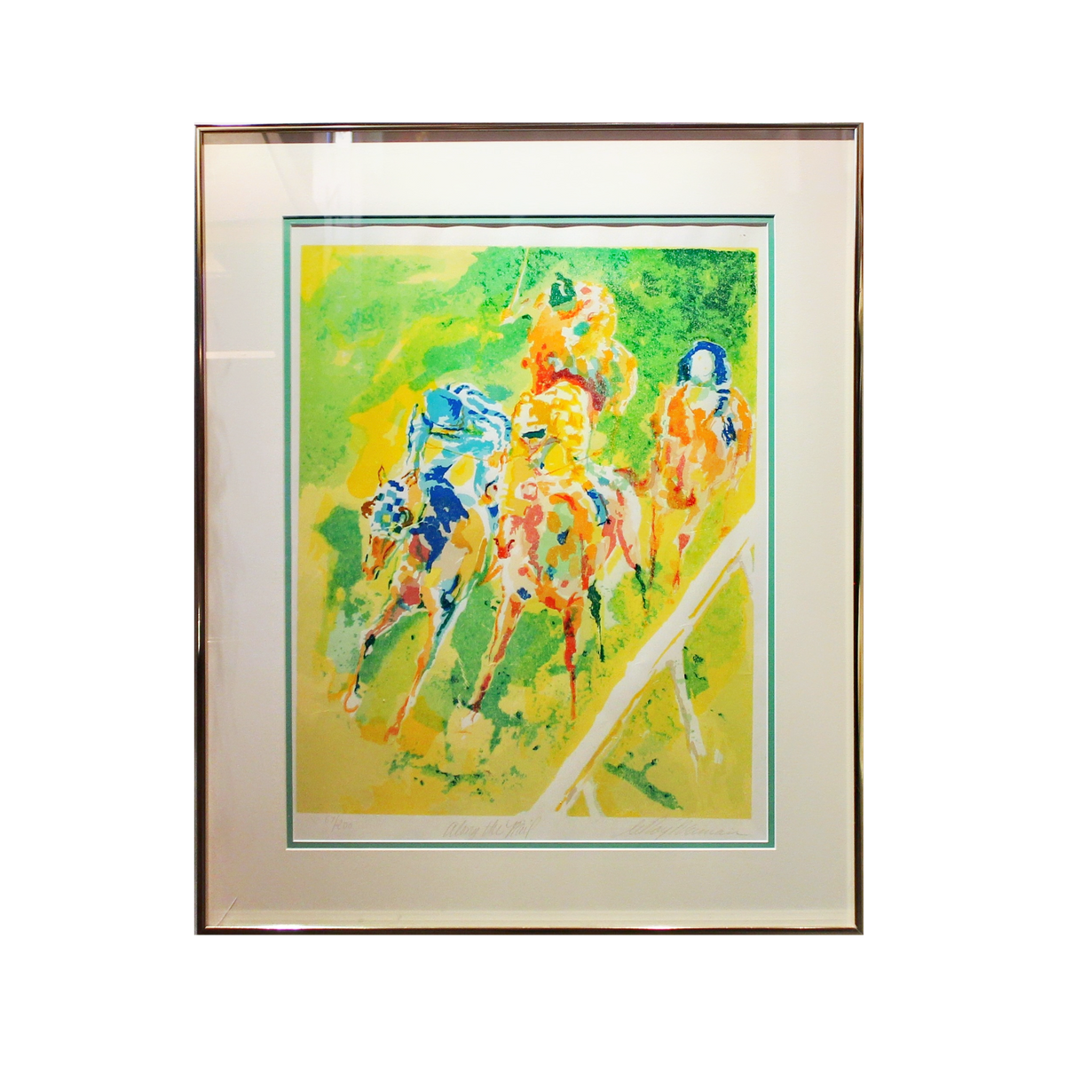 LeRoy Neiman 'Along The Rail' - Centaur Art Galleries