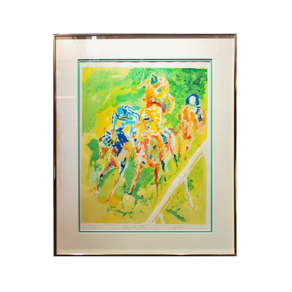 LeRoy Neiman 'Along The Rail' - Centaur Art Galleries