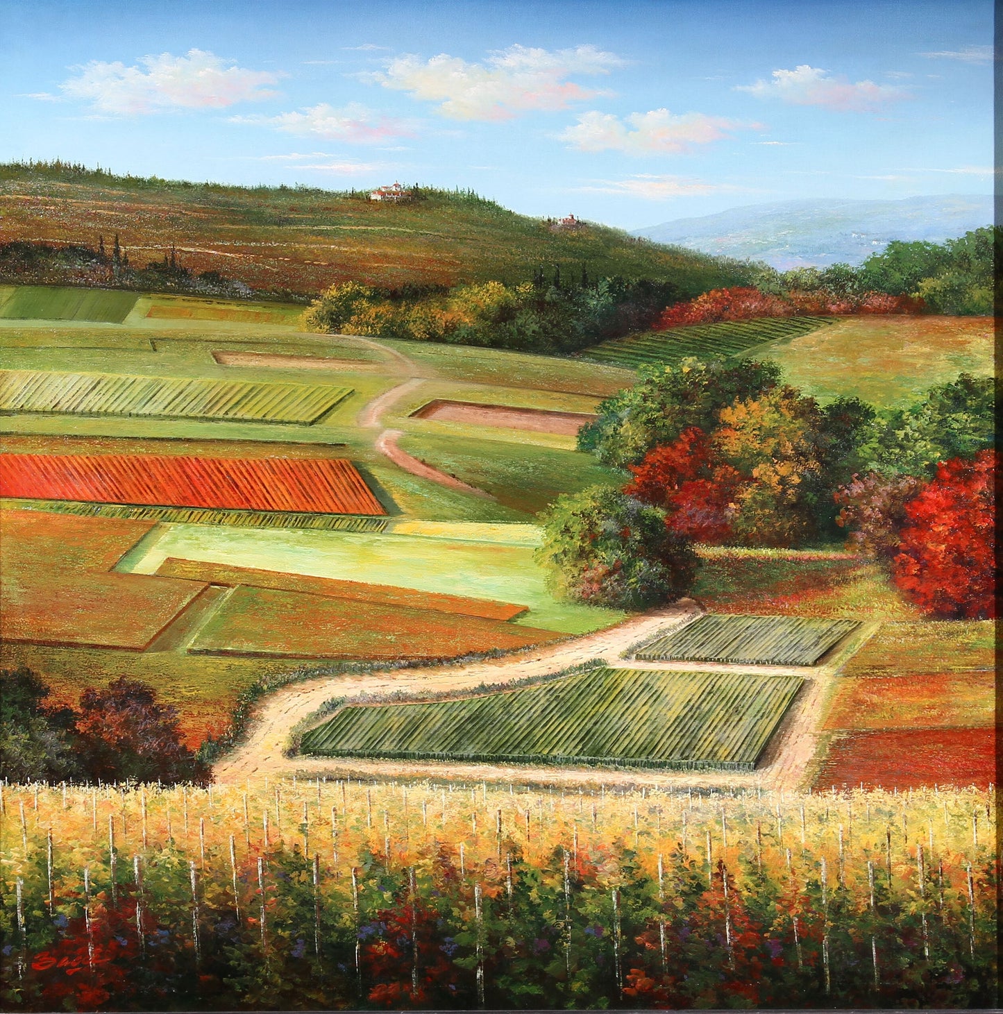 Jesus Villaflor Bacci 'Camino a Los Cultivos' - Centaur Art Galleries