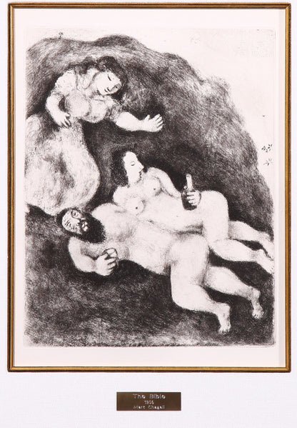 Marc Chagall 'Bible Suite- Lot et Ses Filles' - Centaur Art Galleries