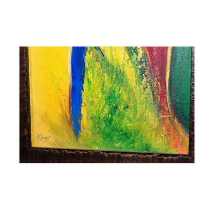 Lidia Kirov  'The Blue Line' Original Painting (Sm)
