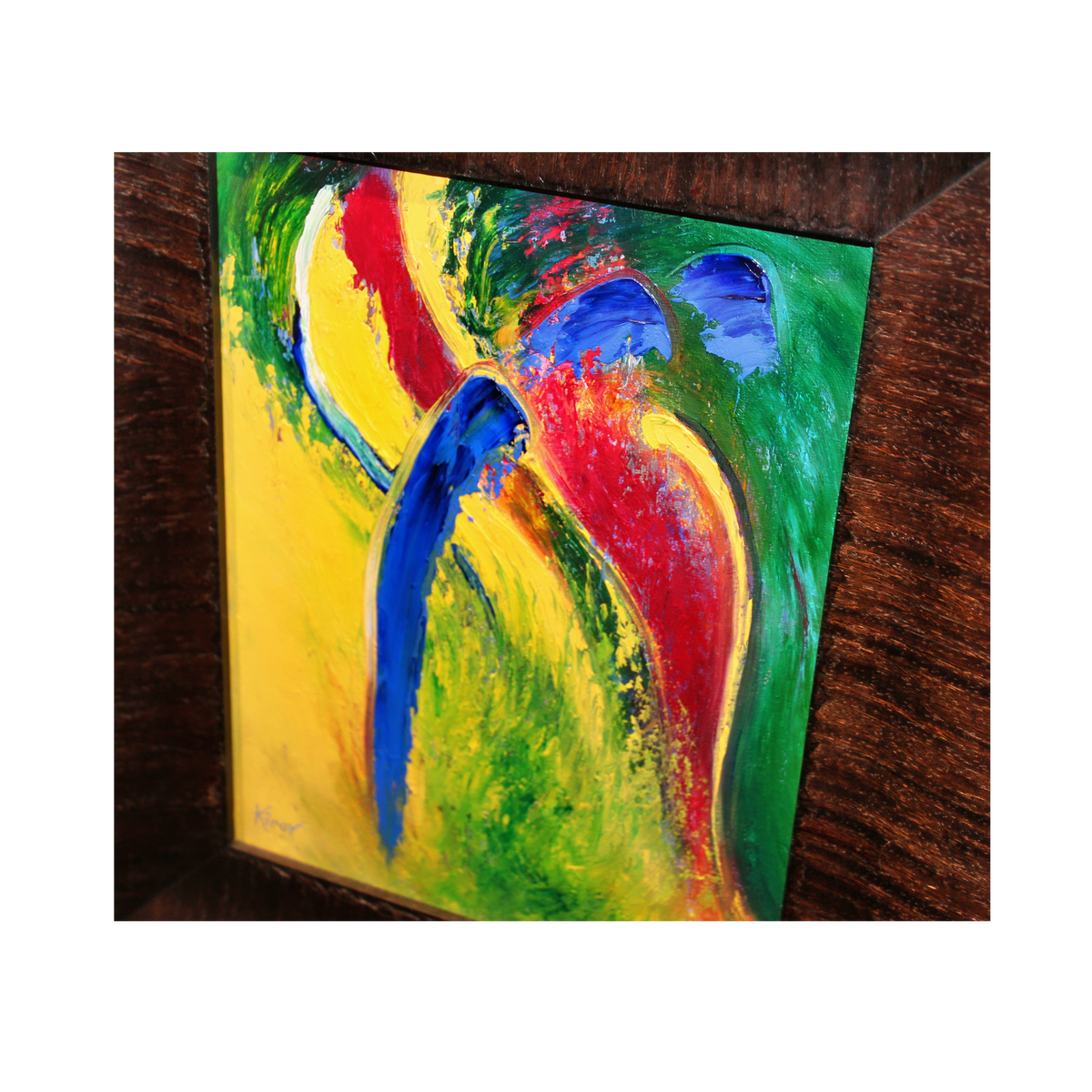 Lidia Kirov  'The Blue Line' Original Painting (Sm)