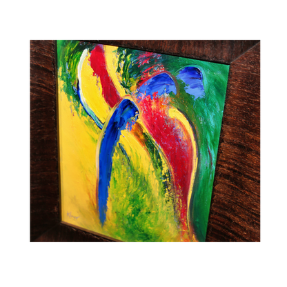 Lidia Kirov  'The Blue Line' Original Painting (Sm)