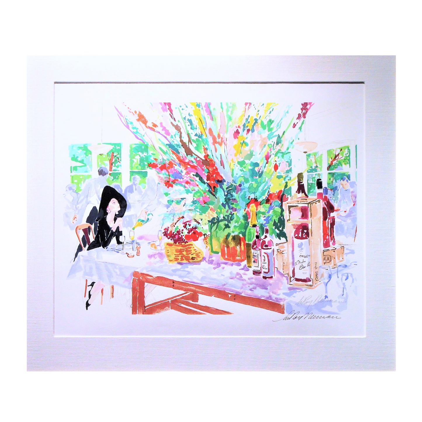 LeRoy Neiman 'California Cuisine' Unframed - Centaur Art Galleries
