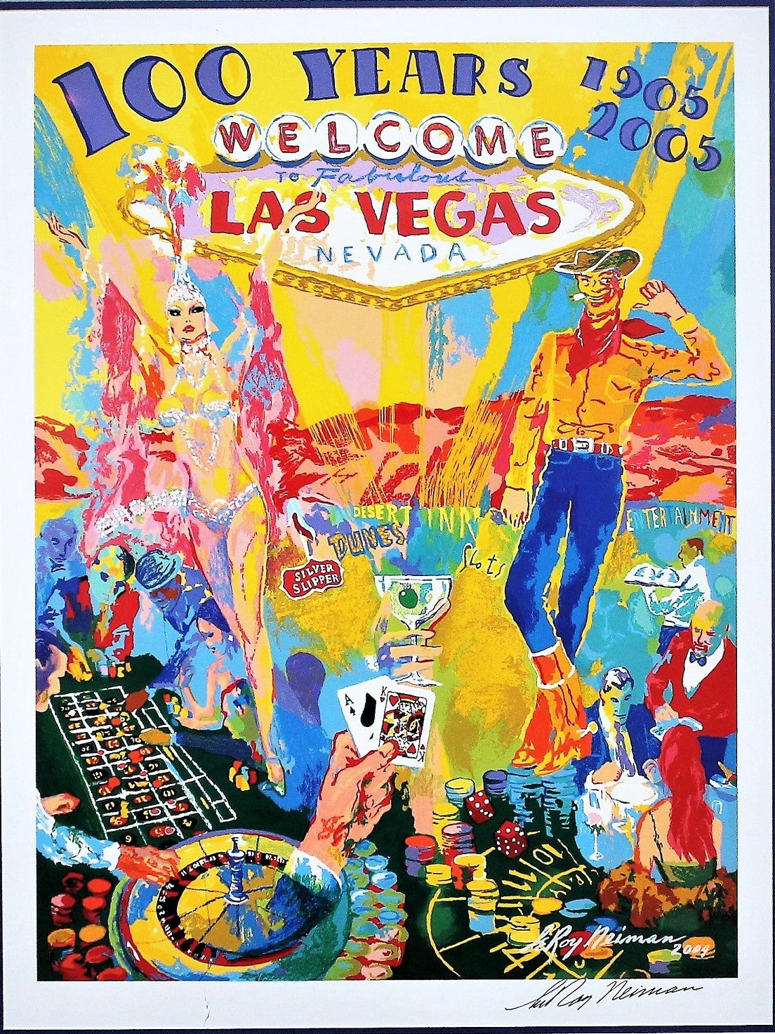 LeRoy Neiman 'Celebrating 100 Years of Neon' - Centaur Art Galleries