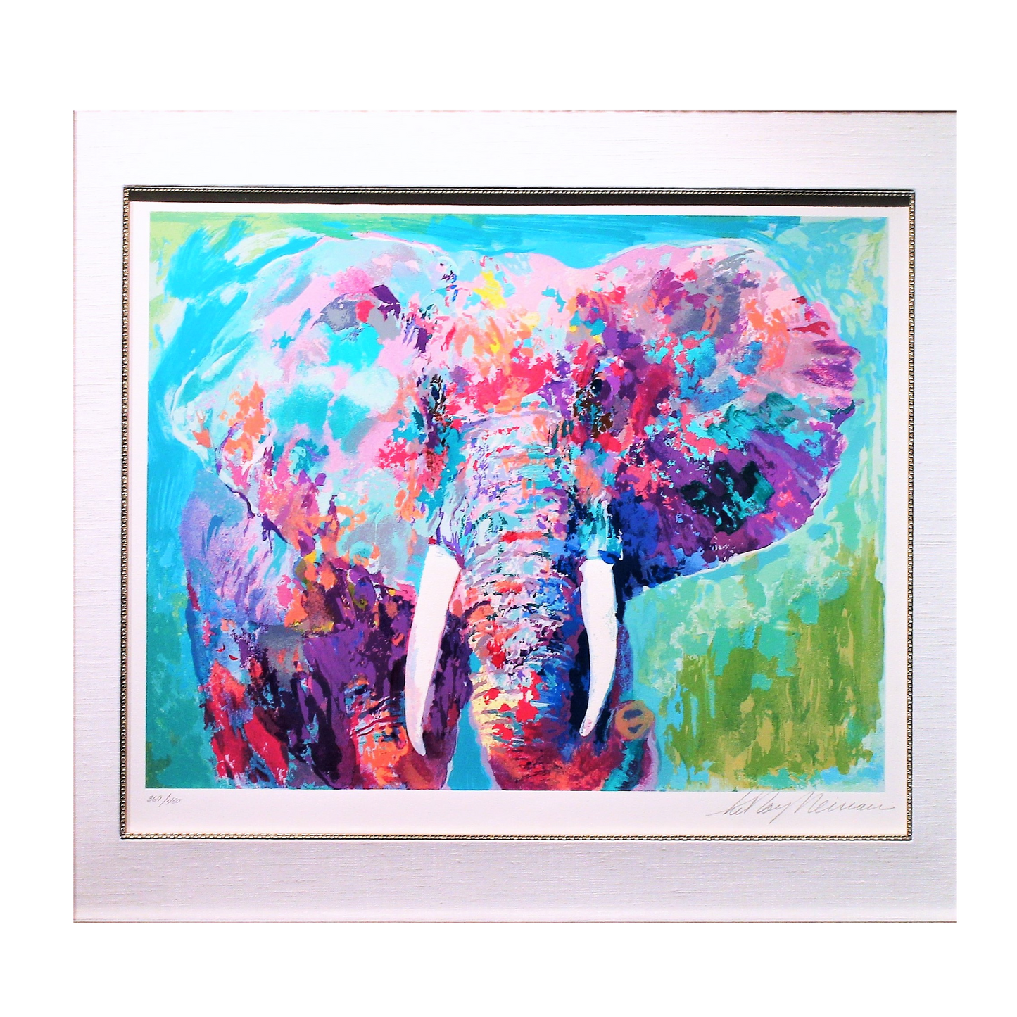 LeRoy Neiman 'Charging Bull' Unframed - Centaur Art Galleries