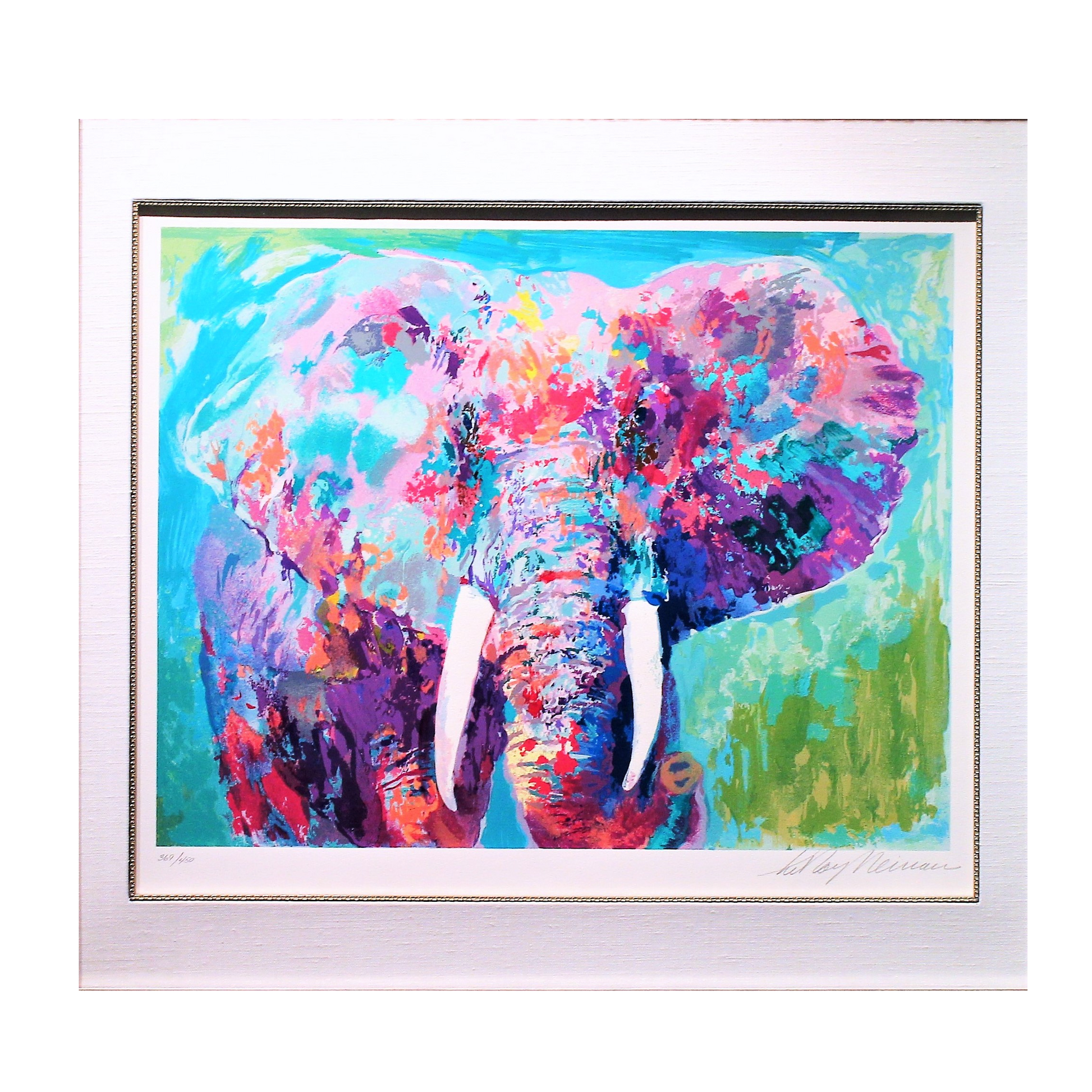 LeRoy Neiman 'Charging Bull' Unframed - Centaur Art Galleries