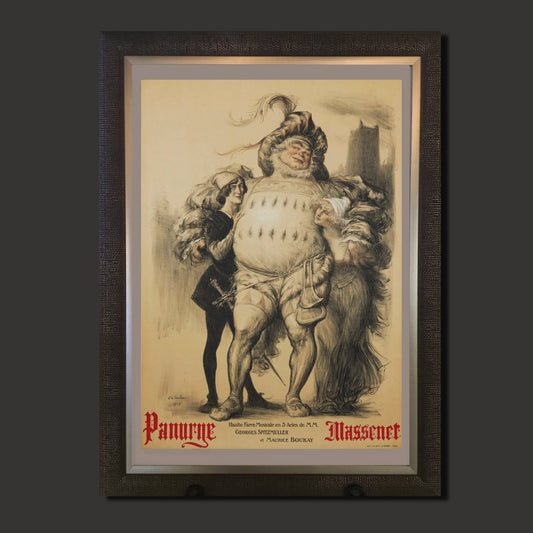 Charles Lucien Leandre 'Panurge Massenet' - Centaur Art Galleries