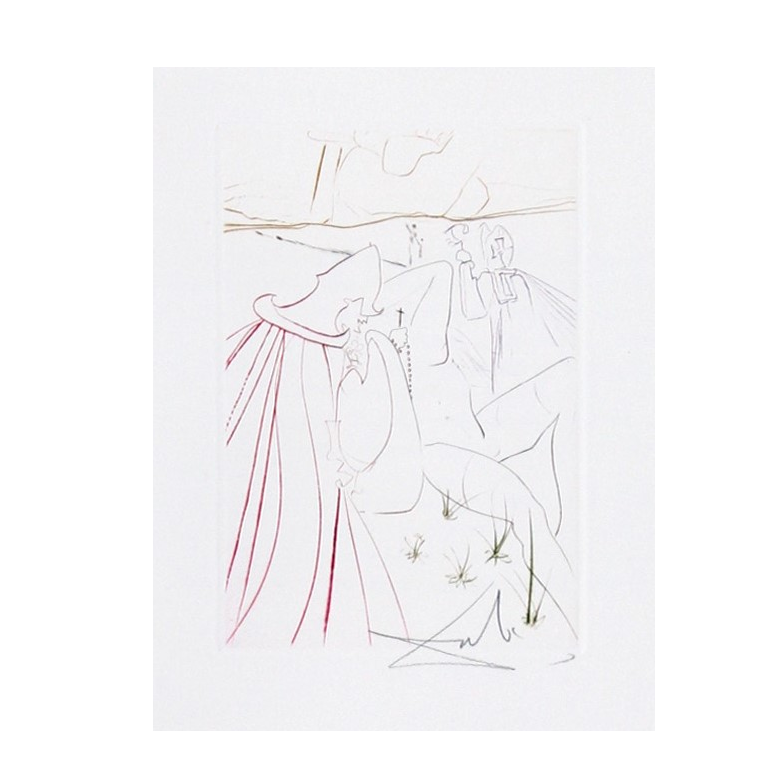 Salvador Dali 'La Ressuscitee' (The Woman Restored to Life) Le Decameron Suite