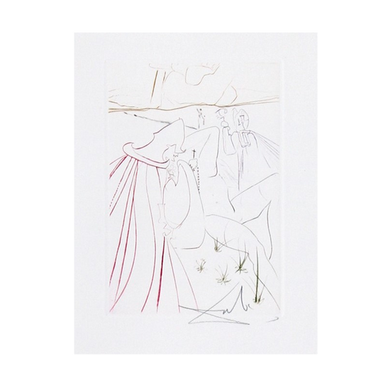 Salvador Dali 'La Ressuscitee' (The Woman Restored to Life) Le Decameron Suite