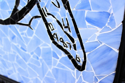 Jesse Barnes 'Dali Time' Handcrafted Glass Mosaic - Centaur Art Galleries