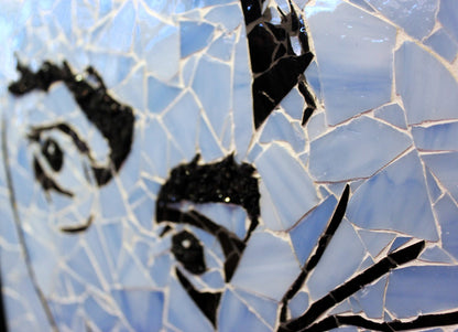 Jesse Barnes 'Dali Time' Handcrafted Glass Mosaic - Centaur Art Galleries