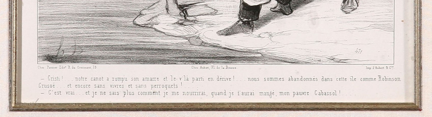 Honoré Daumier 'Nous Sommes Abandonne'