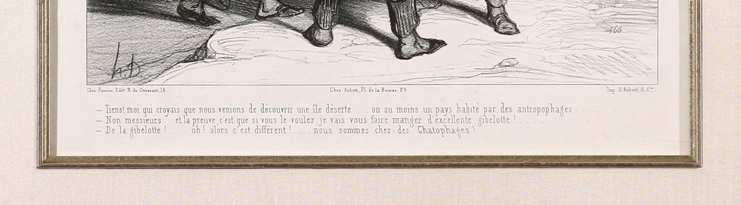 Honoré Daumier 'Tiens, Moi Qui Croyons'