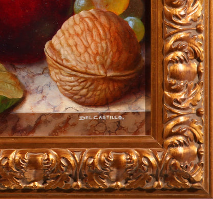 Victor Del Castillo 'Ciruela Nuez y Uvas' - Centaur Art Galleries