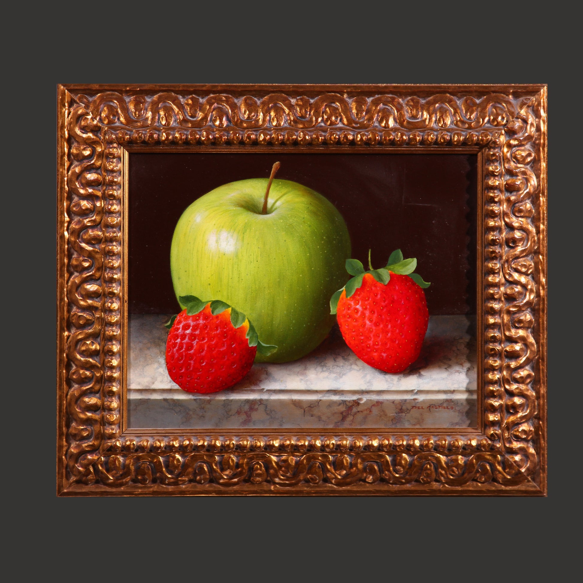 Victor Del Castillo 'Manzana y Fresa' - Centaur Art Galleries