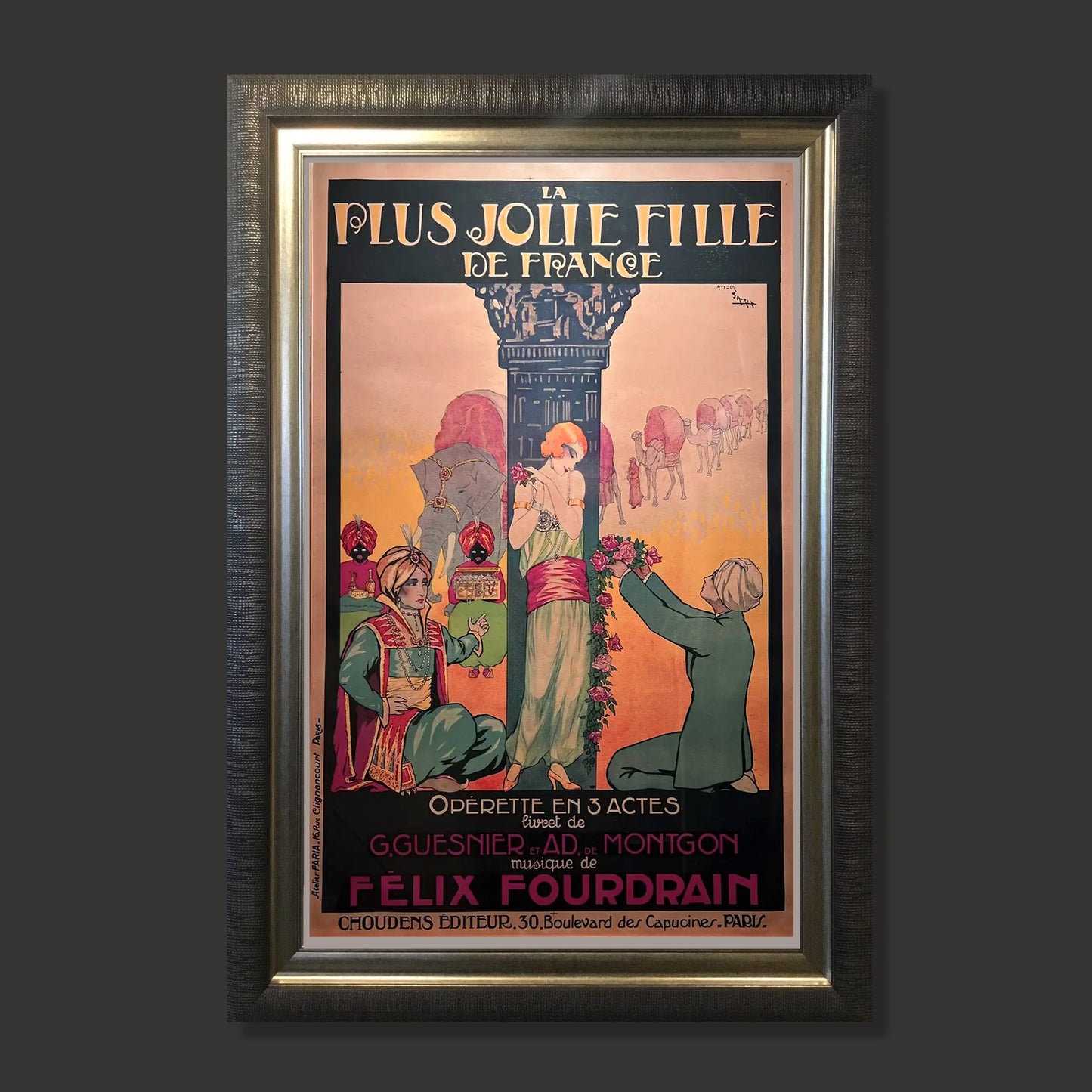 Atelier Faria 'La Plus Jolie Fille De France' - Centaur Art Galleries