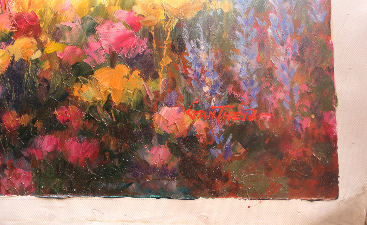 Paul Guy Gantner 'Meadow with Flowers' Unframed