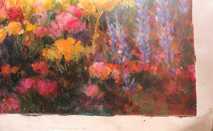 Paul Guy Gantner 'Meadow with Flowers' Unframed