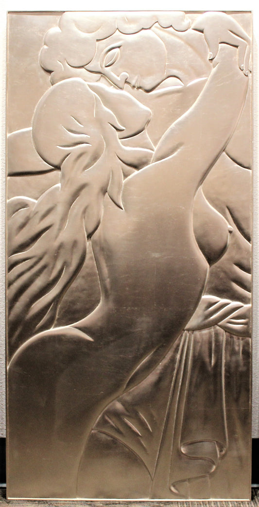 Unsigned 'Anticipation' Relief Sculpture (Set of 3) - Centaur Art Galleries