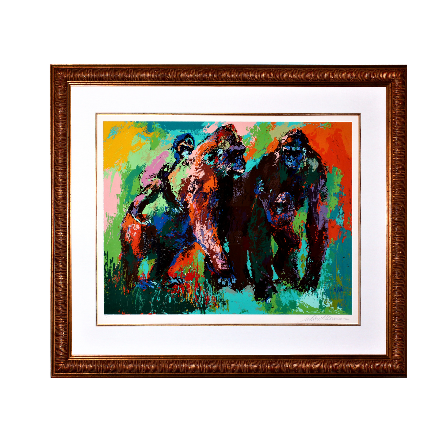 LeRoy Neiman 'Gorilla Family'
