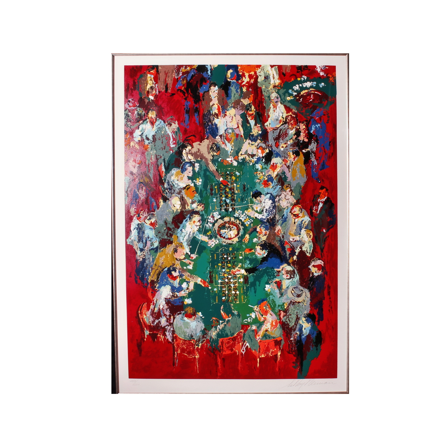 LeRoy Neiman Limited Edition 'Gaming Table'