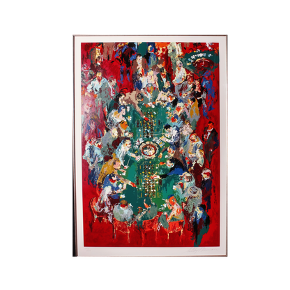 LeRoy Neiman Limited Edition 'Gaming Table'