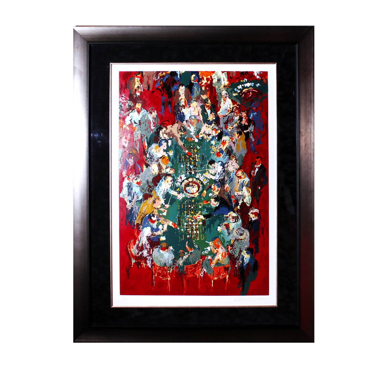 LeRoy Neiman Limited Edition 'Gaming Table'