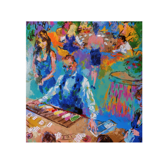LeRoy Neiman Limit Edition 'High Stakes Blackjack'