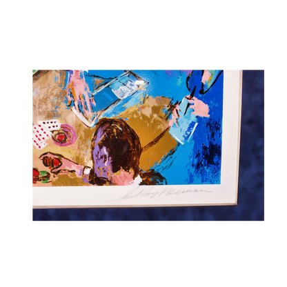 LeRoy Neiman Limit Edition 'High Stakes Blackjack'