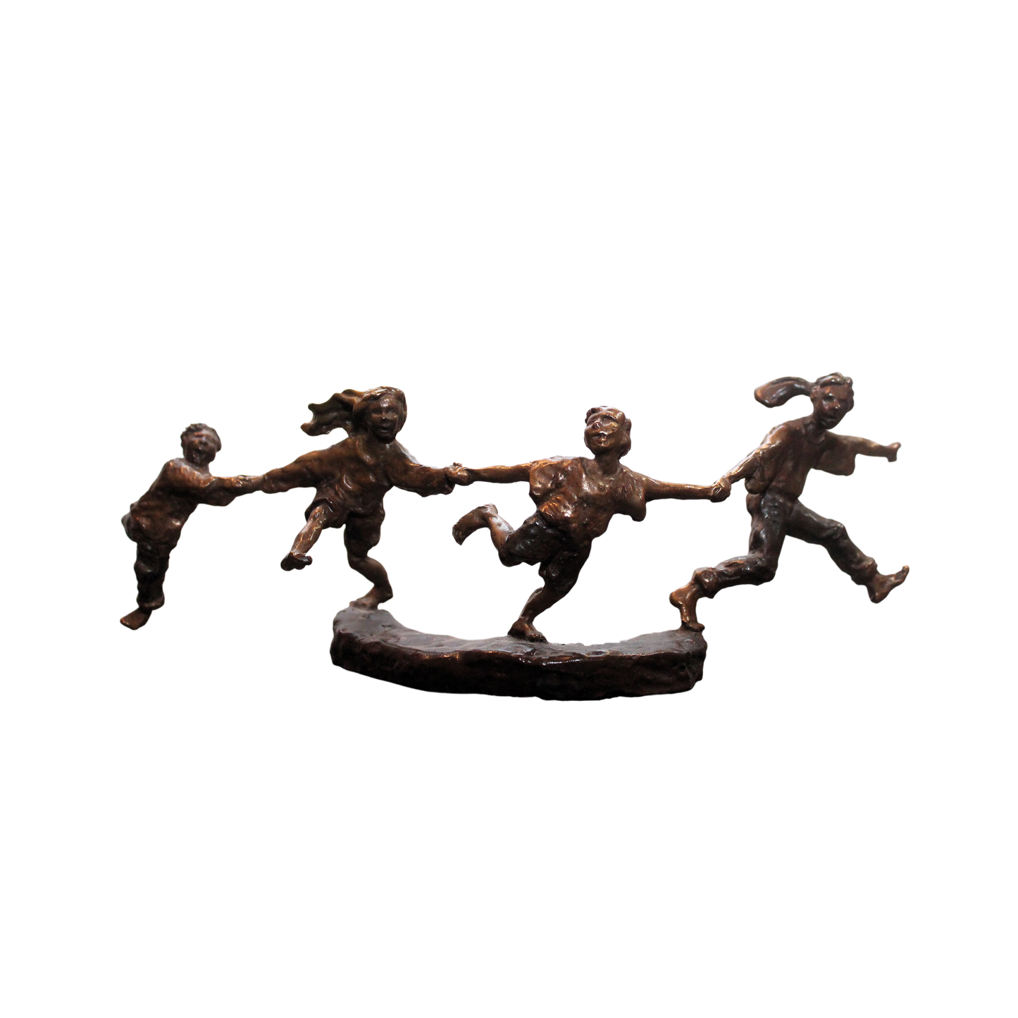 Mark Hopkins  'Crack the Whip' Small Bronze Sculpture - Centaur Art Galleries