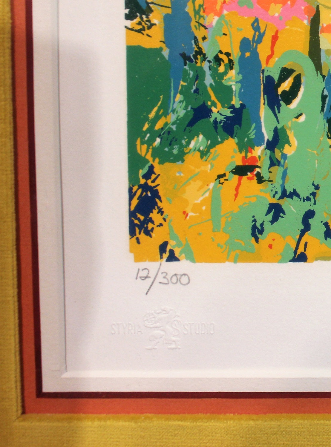 LeRoy Neiman 'Caspian Tiger' signed