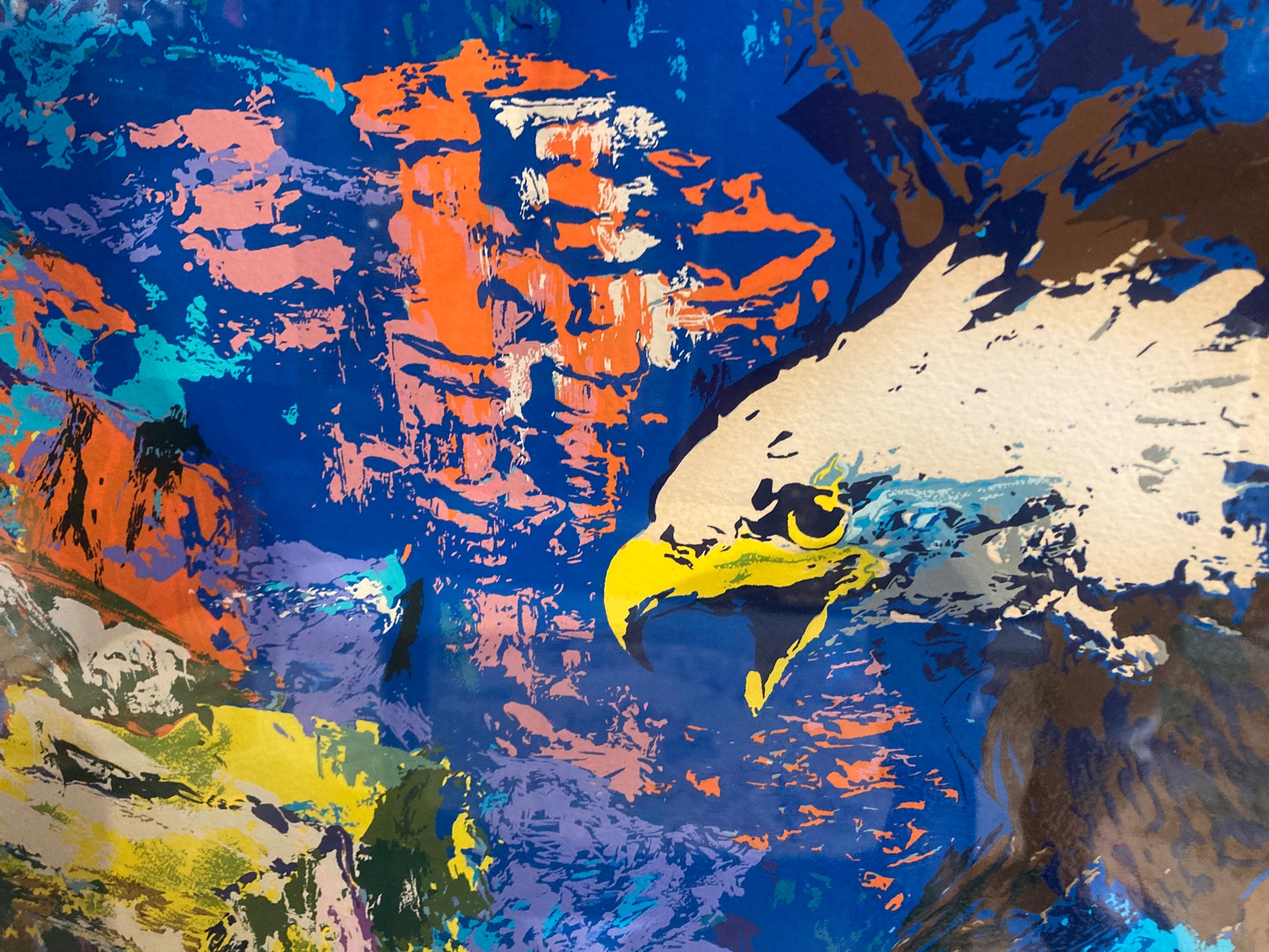 Leroy Neiman 'American Bald Eagle' - Centaur Art Galleries