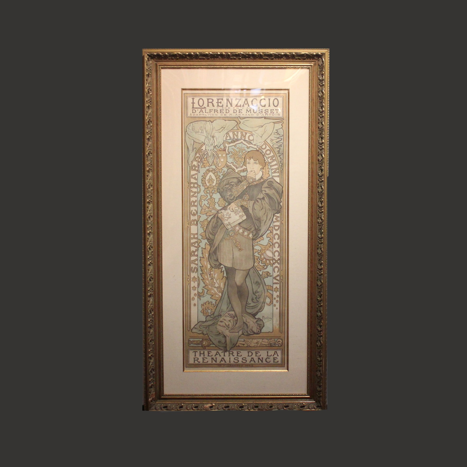 Alphonse Mucha 'Lorenzaccio' - Centaur Art Galleries