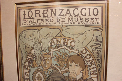 Alphonse Mucha 'Lorenzaccio' - Centaur Art Galleries