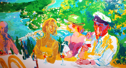 LeRoy Neiman 'Wine Alfresco' - Centaur Art Galleries