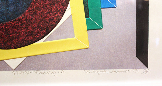 Kazumi Amano 'Plan Framing-A 1973' - Centaur Art Galleries