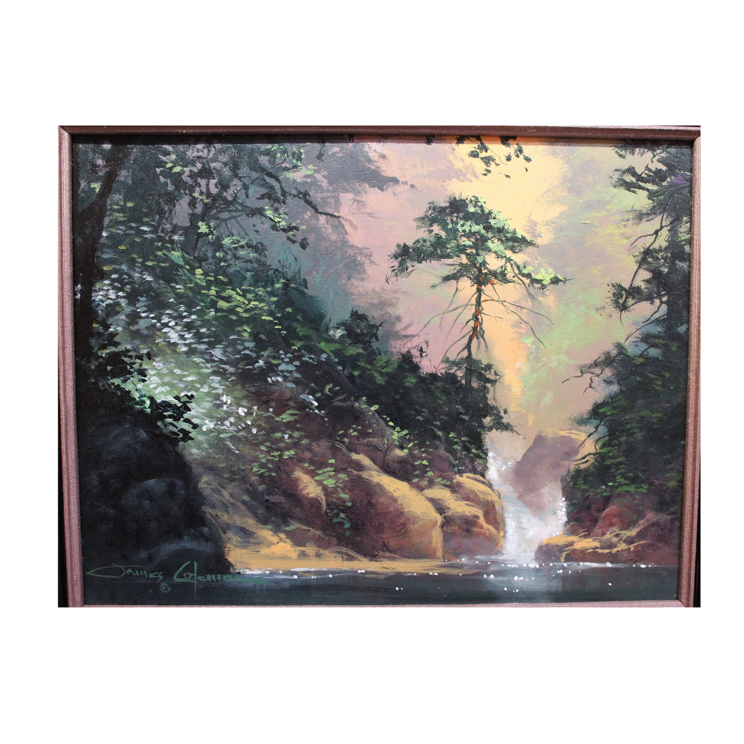 James Coleman 'Morning Calm' Painting - Centaur Art Galleries