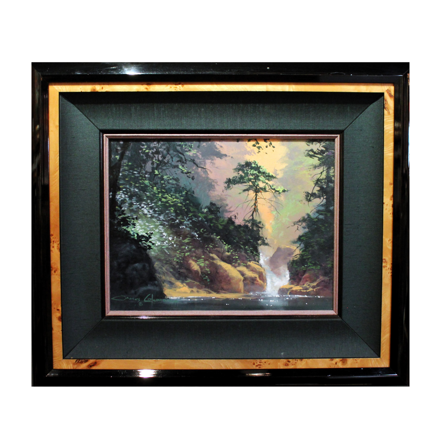 James Coleman 'Morning Calm' Painting - Centaur Art Galleries