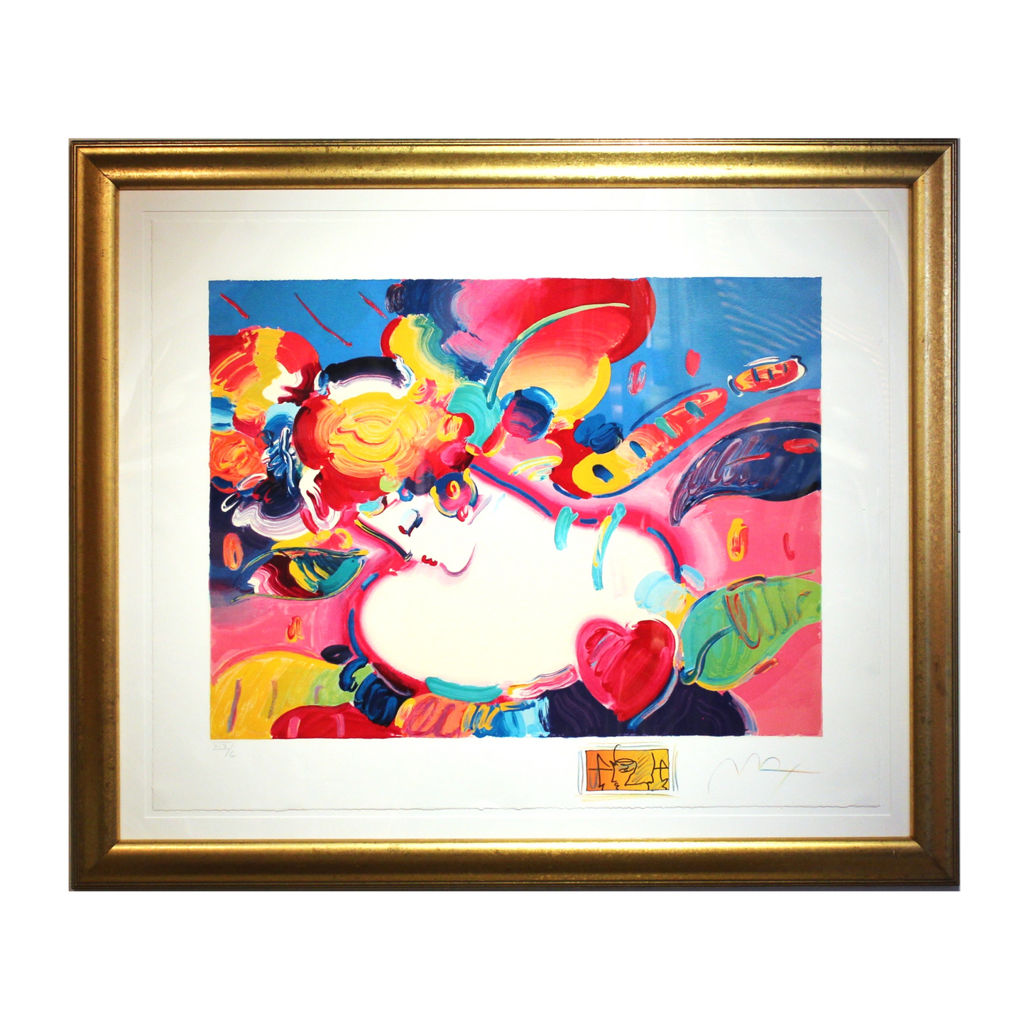 Peter Max 'Flower Blossom Lady II' - Centaur Art Galleries