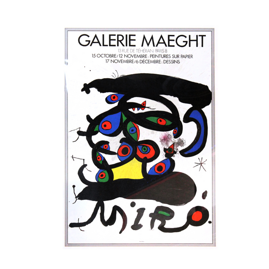 Joan Miro 'Pientures Sur Papier' Poster - Centaur Art Galleries