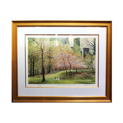 Harold Altman 'Blossoms and Buildings, 1989' - Centaur Art Galleries