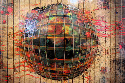 Mohan Sundaresan 'Red Sphere' Painting - Centaur Art Galleries
