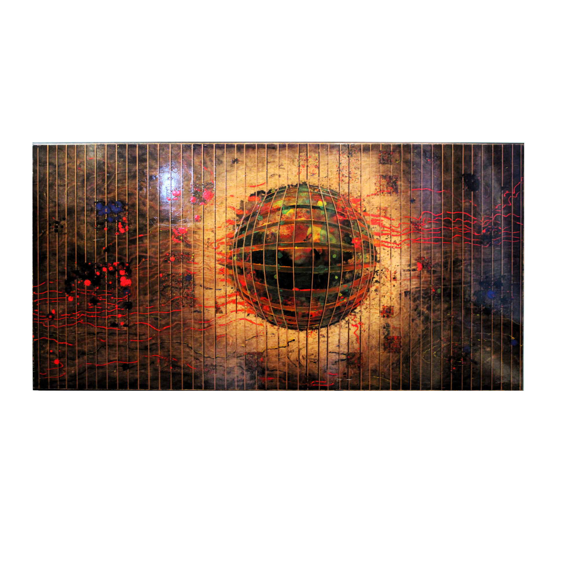 Mohan Sundaresan 'Red Sphere' Painting - Centaur Art Galleries